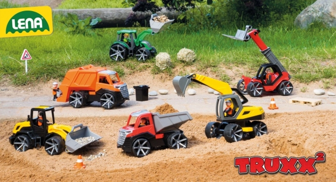 Auto Truxx 2 camion benne en plastique 26cm avec figurine 27x15x16cm 24m+
