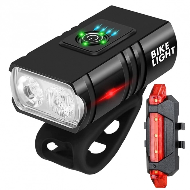 Kit de lumières LED pour vélo avec chargement USB