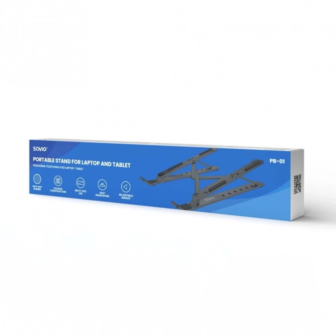 SAVIO PB-01 support pliable pour ordinateur portable