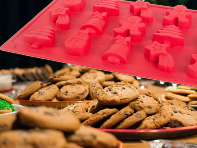 Ensembles de moules de Noël pour petits gâteaux, 6 pièces