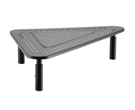 Support réglable pour moniteur ou ordinateur portable de forme triangulaire