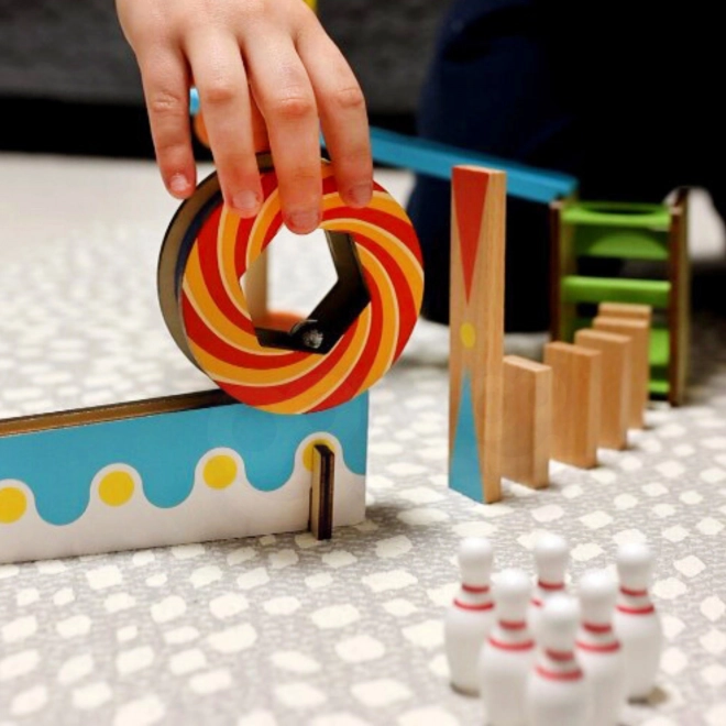 Blocs de construction en bois domino / puzzle domino Tooky Toy
