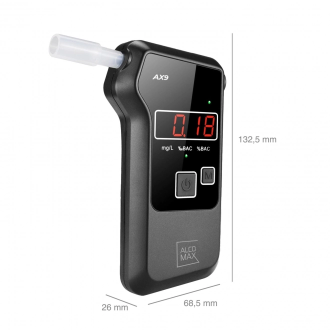 Analyseur d'haleine électrochimique AX9 avec technologie PLATINUM
