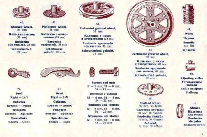 Merkur Classic C04, 213 pièces, 183 modèles