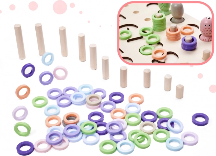 Boulier avec anneaux empilables 1–10