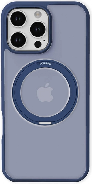 Coque TORRAS Ostand Pro pour iPhone 16 Pro Max bleu