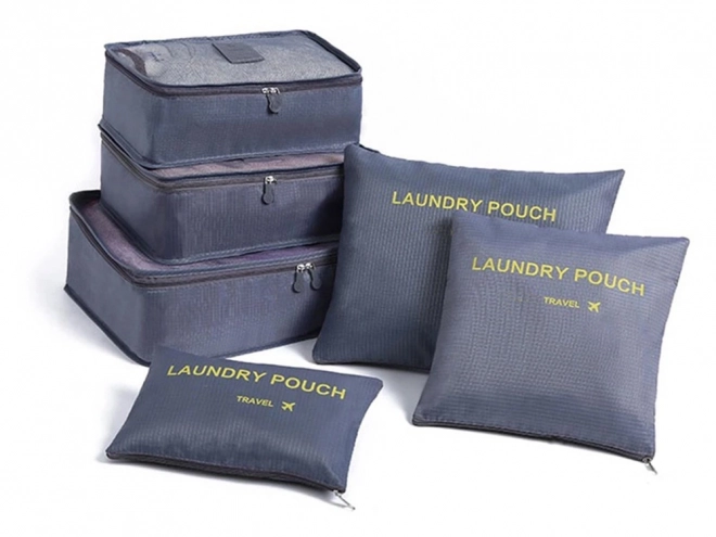 Organisateurs de voyage en filet pour bagage x6 – gris