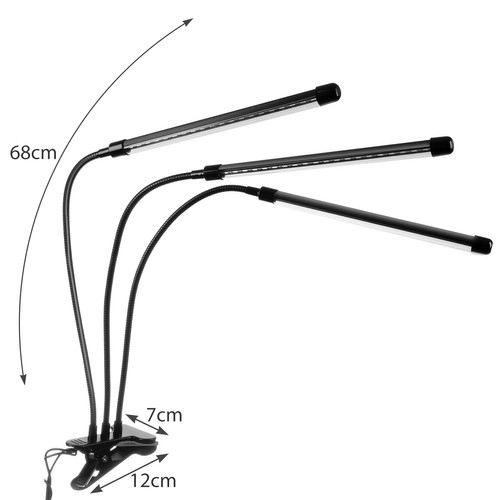 Lampe 20 LED 3 pcs pour la croissance des plantes Gardlov 19242