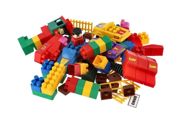 Blocs en plastique colorés