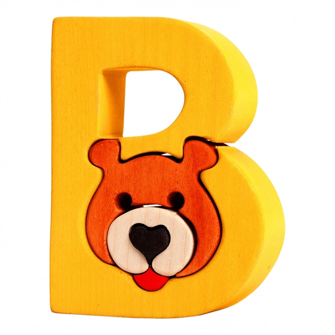 Faune Abécédaire Písmenko B Ours