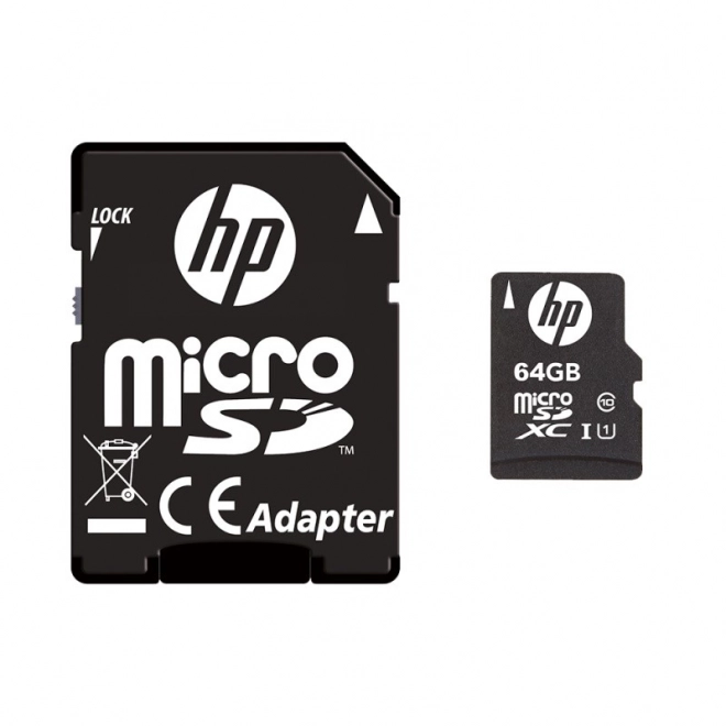 Carte MicroSDXC 64GB HP Haute Vitesse