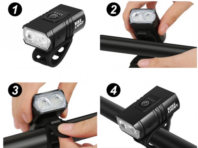 Kit de lumières LED pour vélo avec chargement USB