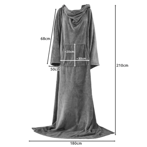 Couverture-mikina gris clair Ruhhy 22649