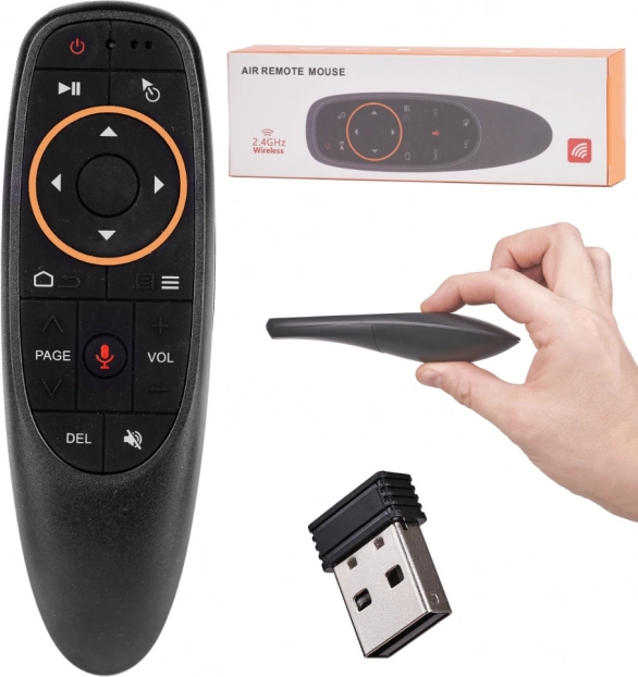 Télécommande avec microphone pour télévisions et appareils intelligents