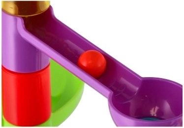 Pistes colorées pour un attrait visuel