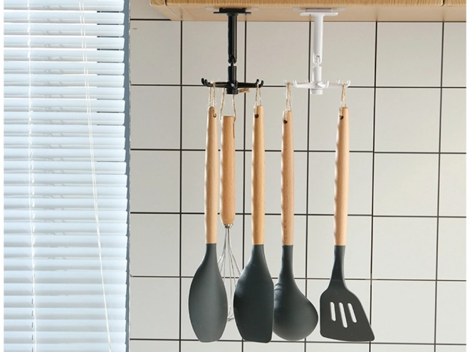 Organisateur mural rotatif pour cuisine et salle de bain