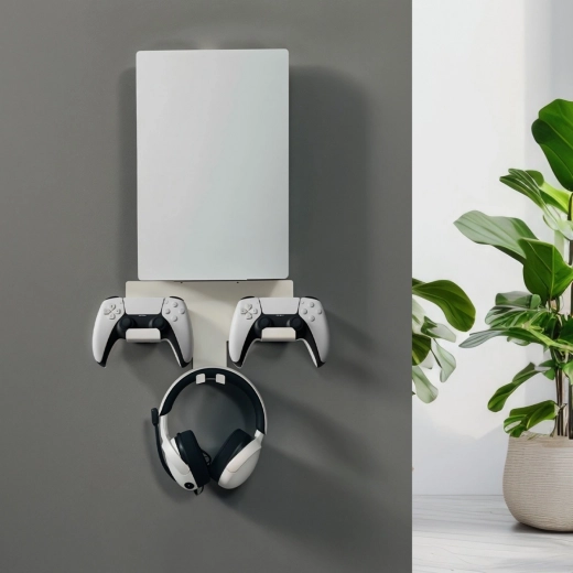 Installation soignée au mur