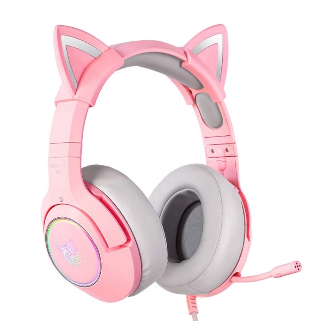Casque de jeu ONIKUMA K9 rose