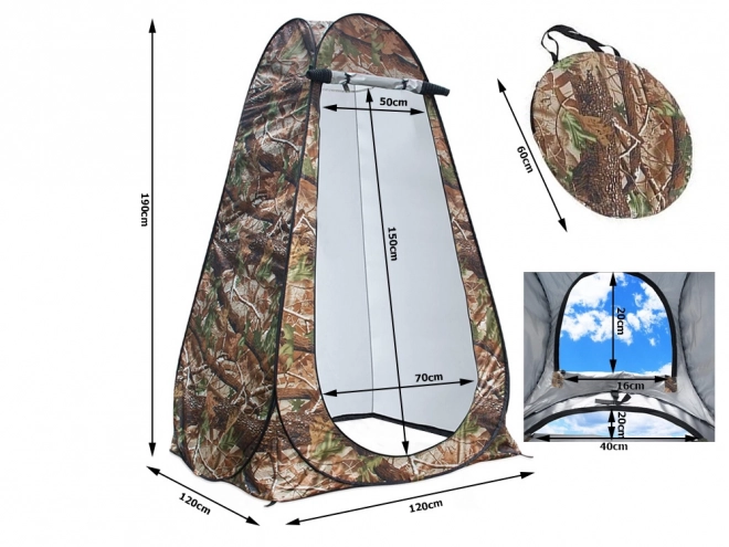 Tente portable pour se changer et camper