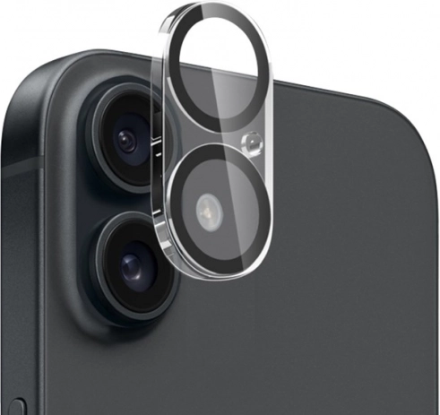 Verre de protection Crong Lens Shield pour iPhone 16 et iPhone 16 Plus