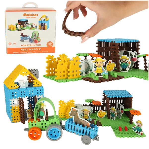 Blocs de construction Mini Gaufre - Grande ferme ensemble blister