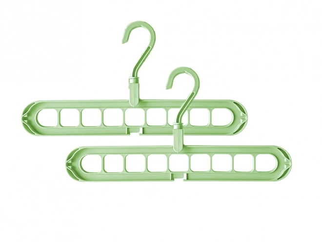Organisateur de garde-robe multifonction vert 2 pièces