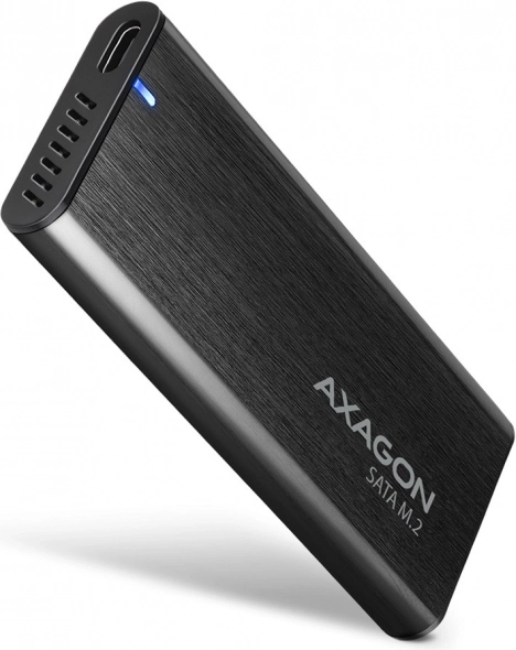 Boîtier externe sans vis en aluminium USB‑C 3.2 Gen 2 pour SSD M.2 SATA
