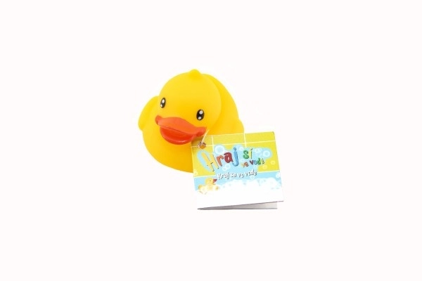 Canard jaune en caoutchouc pour la baignoire - 5,5 cm, 1 pc