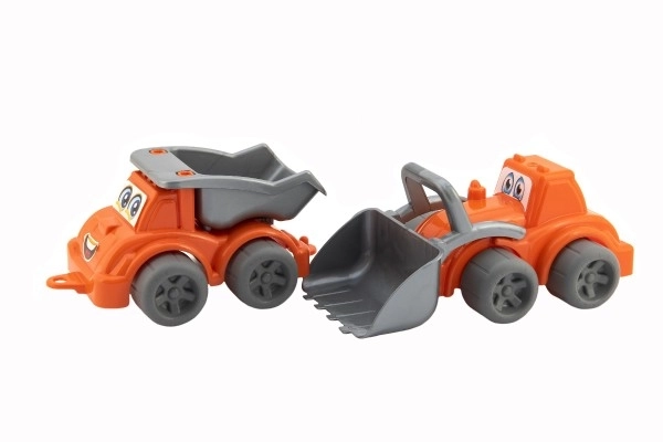 Machines de construction pour enfants - ensemble de 2 petites voitures