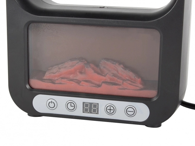 Chauffage électrique portable FAERLKA 500 W avec effet cheminée et thermostat