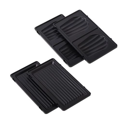 Adler Europe gaufrier multifonction 2 en 1 noir