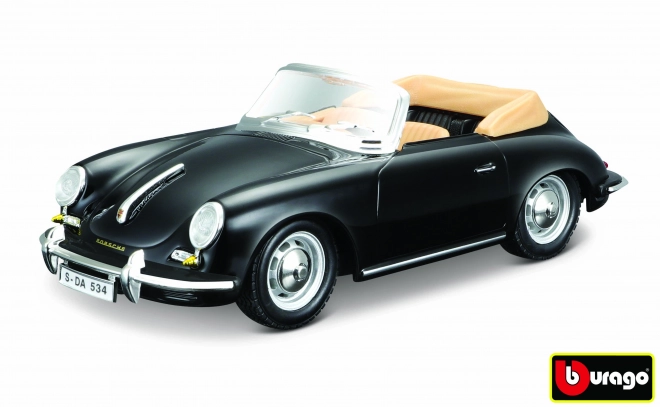 Bburago Porsche 356 B Cabriolet noir 1:24