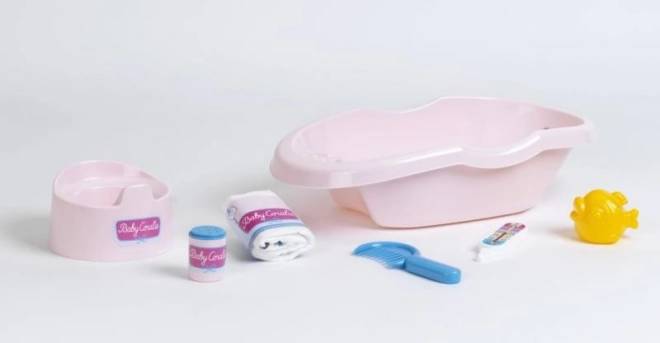 Baignoire avec accessoires pour poupées