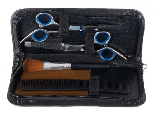 Ciseaux de coiffure 2 pièces + accessoires