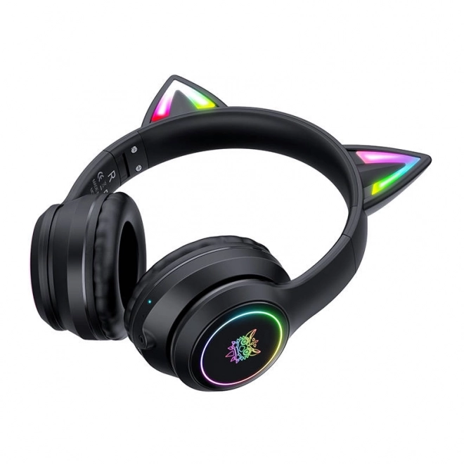 Casque de jeu avec oreilles de chat ONIKUMA B90 noir