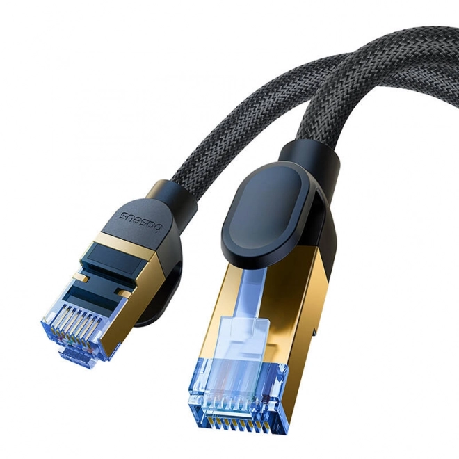 Câble Ethernet tressé cat.7 Baseus RJ45, 10 Gbps, 8 m, noir