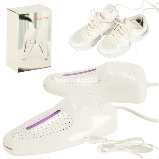 Séchoir à chaussures blanc