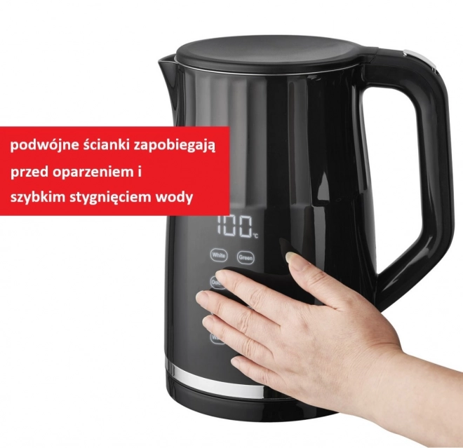 Bouilloire électrique avec réglage de la température 1,7l 2200W