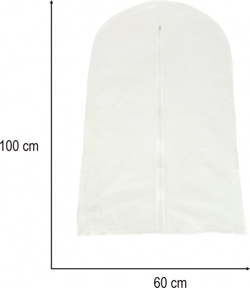 Housse à vêtements transparente – 60 x 100 cm