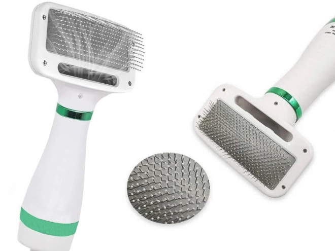 Sèche-cheveux brosse peigne 2en1 pour animaux de compagnie