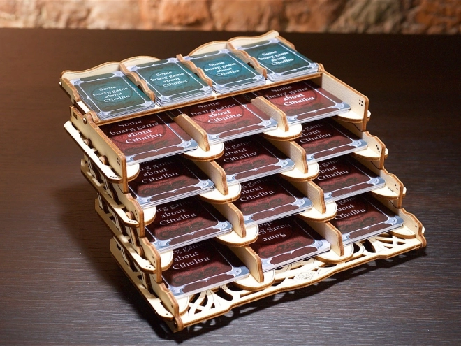 Coffret de cartes de collection Ugears Puzzle mécanique en bois 3D