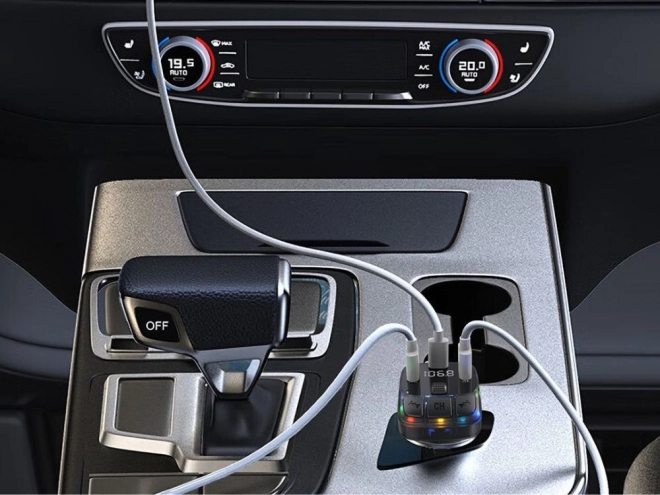 Transmetteur FM multifonction automobile avec charge rapide