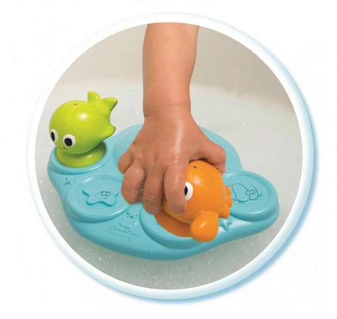Île avec des animaux Cotoons pour le bain
