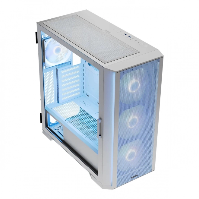 Boîtier d'ordinateur Horizon ARGB Flow Midi Blanc