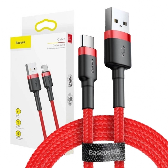 Baseus Cafule câble USB-C 2A 3m - rouge