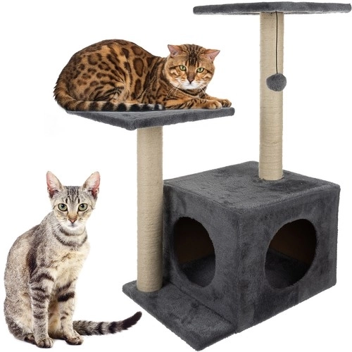 Arbre à chat Purlov 71 cm, gris