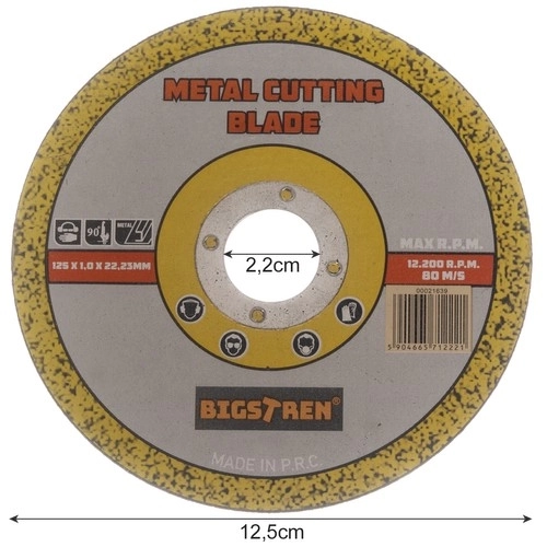 Disque pour couper le métal - 50 pièces. Bigstren 21639
