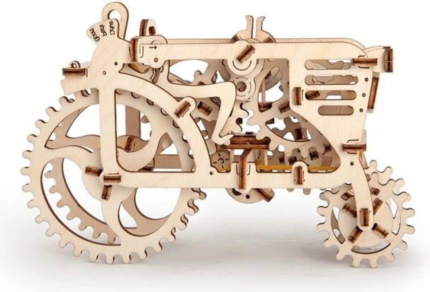 Véritable mécanique en bois