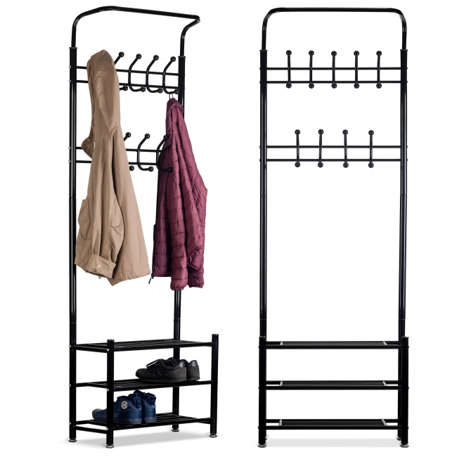Porte-manteau + armoire, étagère, étagère à chaussures ModernHome