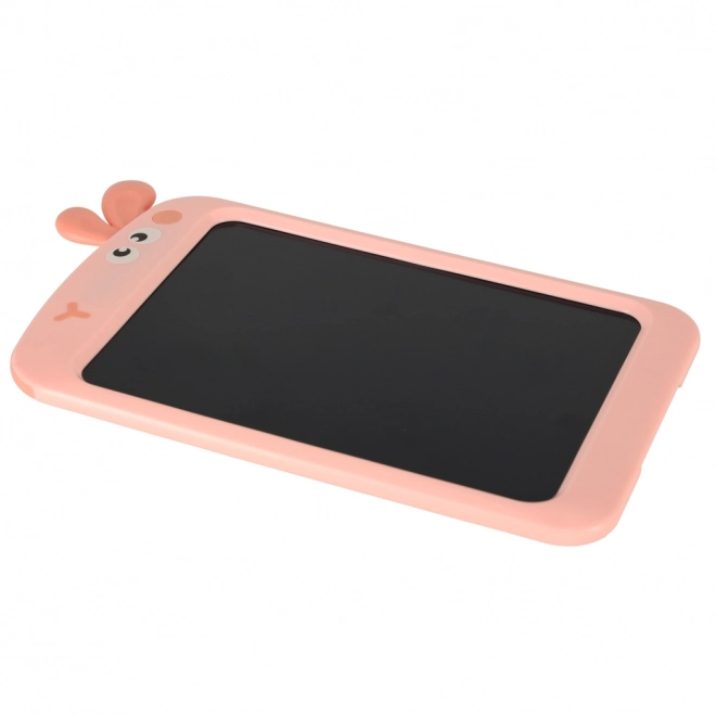 Tablette de dessin avec lapin 8,5' rose